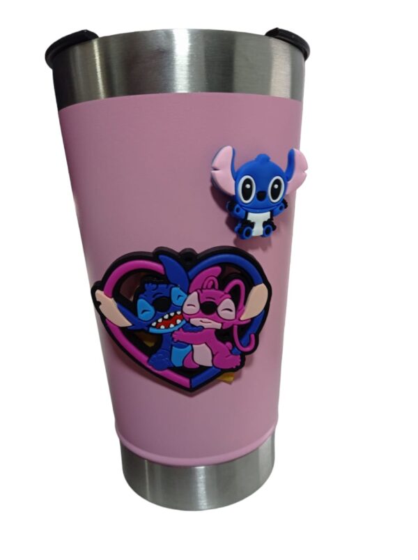 Lilo Stitch Copo Personalizado Inox Termico Aço 493ml - Imagem 7