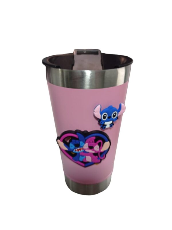 Lilo Stitch Copo Personalizado Inox Termico Aço 493ml - Imagem 6