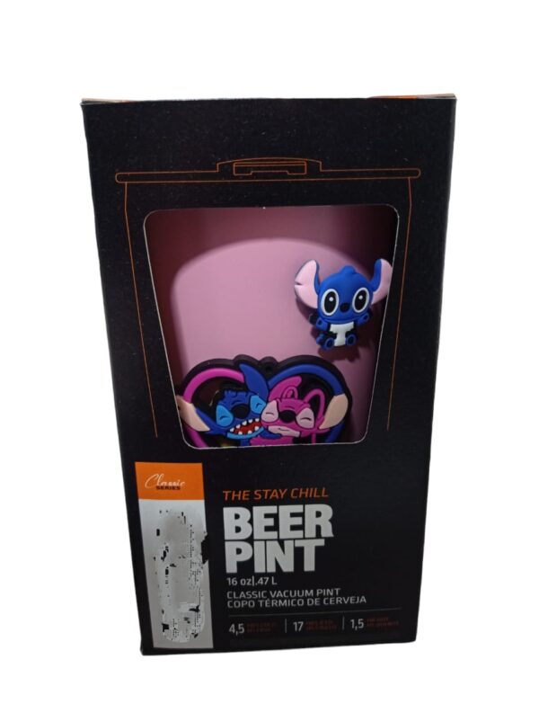 Lilo Stitch Copo Personalizado Inox Termico Aço 493ml - Imagem 3