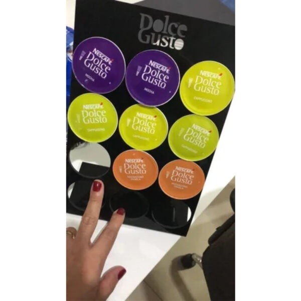 Porta Cápsulas Suporte 12 Cápsulas Café Dolce Gusto Acrílico 3mm - Imagem 2